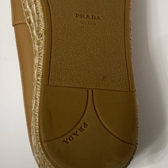 Prada Women's Brown Espadrille Shoes EUC🔥 - Picture 7 of 10